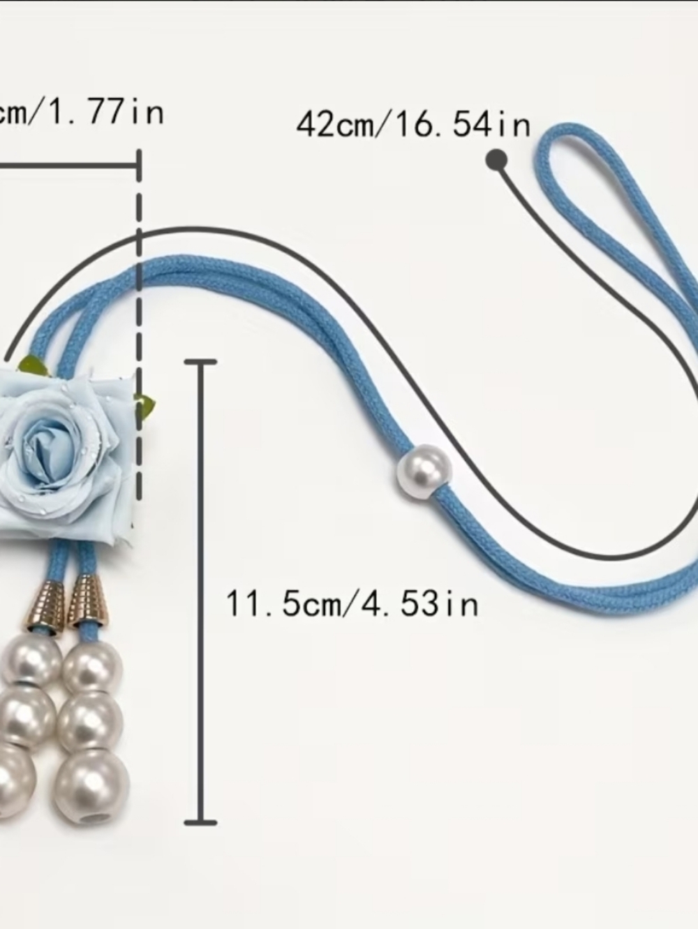 Lavender Rose Curtain Tiebacks by - Picture 2 of 4